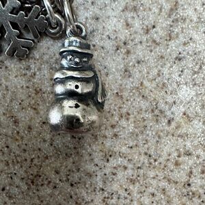 Retired James Avery Snowman Charm